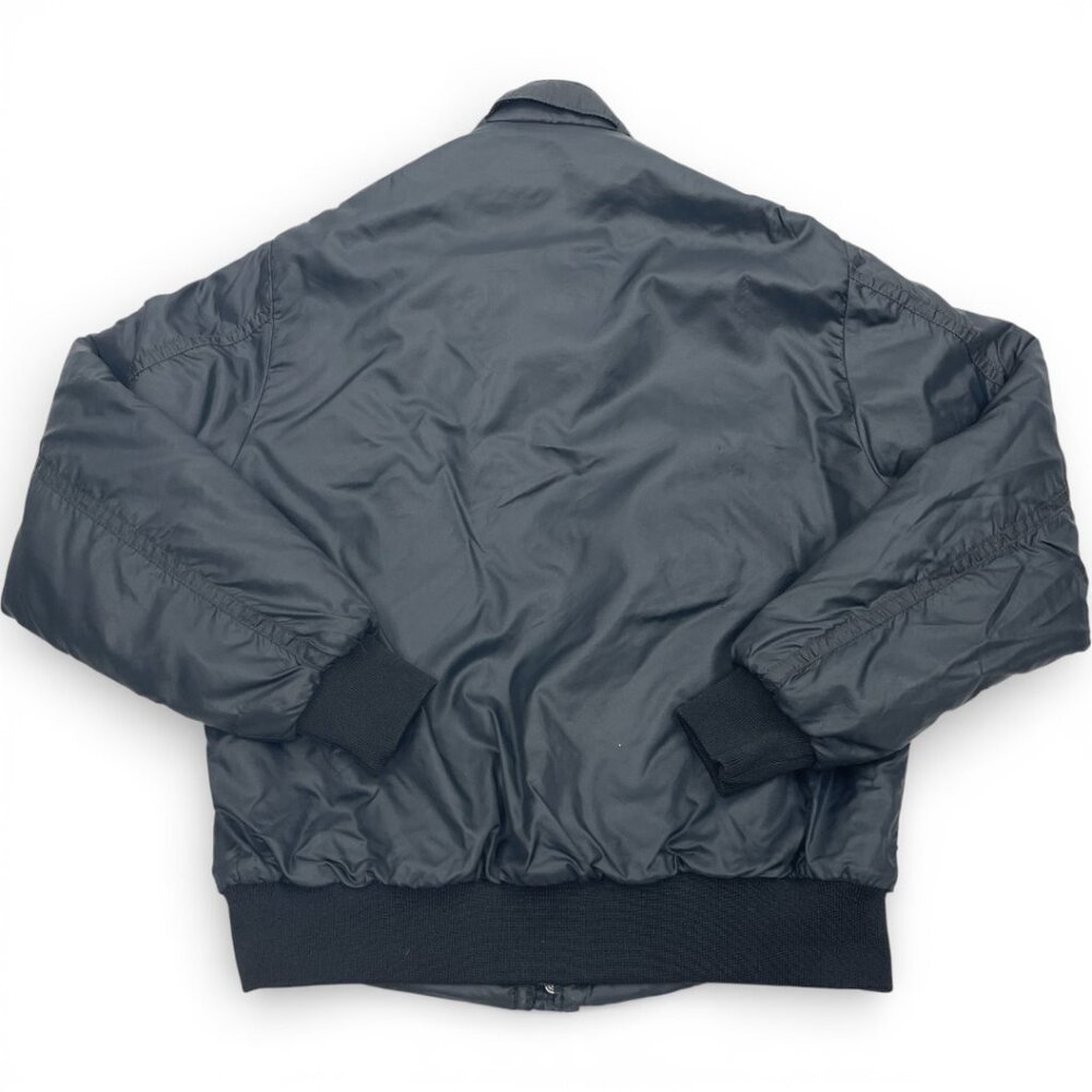 Vintage 1980's Pla-Jac Schinder National Racing Bomber Trucker Jacket Men's 42 - Picture 4 of 9